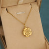 Wholesale Women's Minimalist Geometric 18K Gold Electroplated Stainless Steel Cross Chain Rose Pendant Necklace