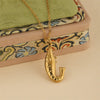 Wholesale Women's Minimalist Geometric 18K Gold Plated Stainless Steel Cross Chain With 3D Ocean Shark Pendant Necklace