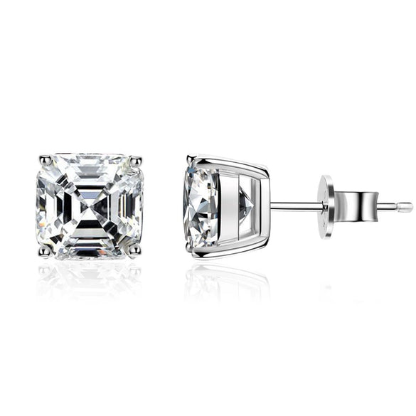 Wholesale Women's Minimalist Geometric S925 Sterling Silver Earrings With Pagoda Design And Electroplating Treatment
