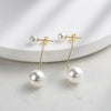Wholesale Women's Minimalist Geometric 925 Silver Electroplated Stud And Pendant Earrings