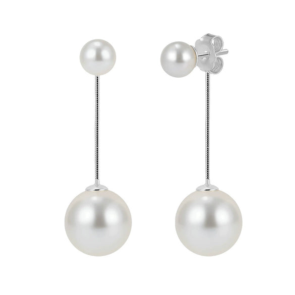 Wholesale Women's Minimalist Geometric 925 Silver Electroplated Stud And Pendant Earrings