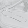 Wholesale Women's Minimalist Geometric 925 Silver Snake Bone Chain Gold Plated