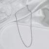 Wholesale Women's Minimalist Geometric 925 Silver Snake Bone Chain Gold Plated