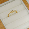 Wholesale Women's Minimalist Geometric Stainless Steel Electroplated Adjustable Open Ring Jewelry