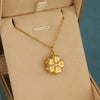 Wholesale Women's Minimalist Geometric Stainless Steel Electroplated 18K Gold Cross Chain Necklace