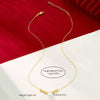 Wholesale Women's Minimalist Geometric Stainless Steel Gold Plated Single Pearl Pendant Necklace