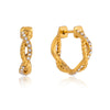 Wholesale Women's Minimalist Geometric Stainless Steel 18K Gold Plated Earrings