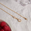 Wholesale Women's Minimalist Geometric Stainless Steel Necklace Pendant With Pvd Furnace Vacuum Real Gold Plating