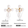 Wholesale Women's Minimalist Geometric Stainless Steel Necklace With Vacuum Real Gold Plating In Pvd Furnace