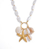Wholesale Women's Minimalist Geometric Stainless Steel Necklace With Vacuum Real Gold Plating In Pvd Furnace