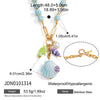Wholesale Women's Minimalist Geometric Stainless Steel Necklace With Vacuum Real Gold Plating In Pvd Furnace