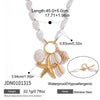 Wholesale Women's Minimalist Geometric Stainless Steel Necklace With Vacuum Real Gold Plating In Pvd Furnace