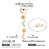 Wholesale Women's Minimalist Geometric Stainless Steel Necklace With Vacuum Real Gold Plating