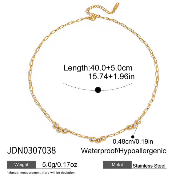 Wholesale Women's Minimalist Geometric Stainless Steel Sun Pendant Necklace With Vacuum Real Gold Plating