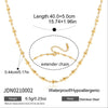Wholesale Women's Minimalist Geometric Stainless Steel Sun Pendant Necklace With Vacuum Real Gold Plating