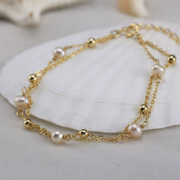 Wholesale Women's Minimalist Geometric 925 Sterling Silver Bracelet With Electroplating