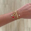 Wholesale Women's Minimalist Geometric Titanium Steel Detachable Sailor Bracelet With Oven Vacuum Plating And Electroplating