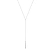 Wholesale Women's Minimalist Geometric Yshaped Cross Chain S925 Silver Necklace Jewelry