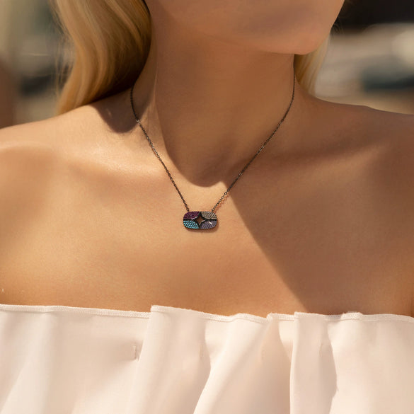Wholesale Women's Minimalist Hiphop S925 Sterling Silver Star Shape Electroplated Clavicle Necklace