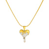 Wholesale Women's Minimalist Love Water Drops Bells Pattern Titanium Steel Jewelry Set With Electroplating And Snake Bone Chain