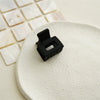 Wholesale Women's Minimalist Plastic Resin Square Bangs Hair Clip With Seiko Design