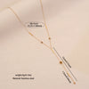 Wholesale Women's Minimalist Star Shape Stainless Steel Electroplated O Word Chain Clavicle Necklace