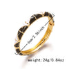 Wholesale Women's Modern Minimalist Geometric Drip Oil Alloy Bracelet Jewelry