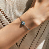 Wholesale Women's Modern S925 Sterling Silver Sweet Enamel Heart Shaped Bracelet With Inlaid Zircon