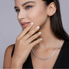Wholesale Women's Moissanite Ring 925 Silver Geometric Design Set With Diamonds
