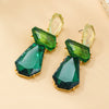 Wholesale Women's Multi Layer Geometric Acetate Plate Earrings With Electroplating Treatment