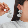 Wholesale Women's Multilayer Geometric Zinc Alloy Earrings With Electroplating Fashion Style