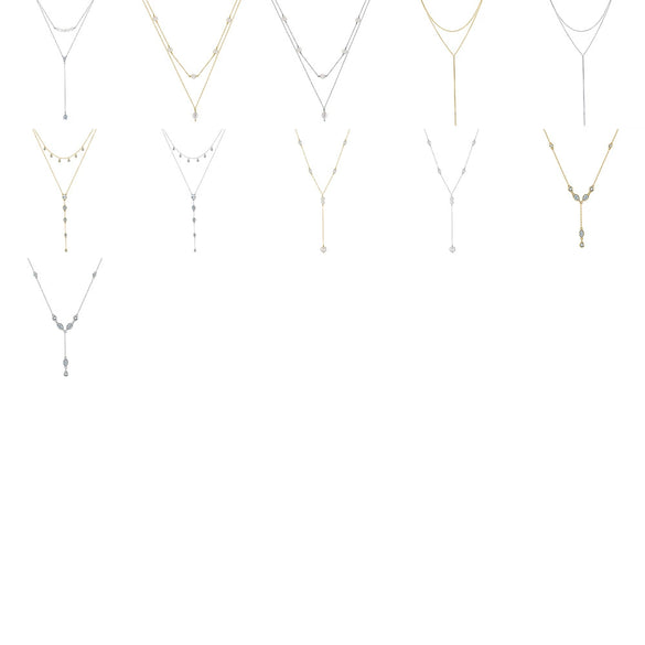 Wholesale Women's Multilayer Pearl Clavicle Necklace S925 Sterling Silver Geometric Electroplated
