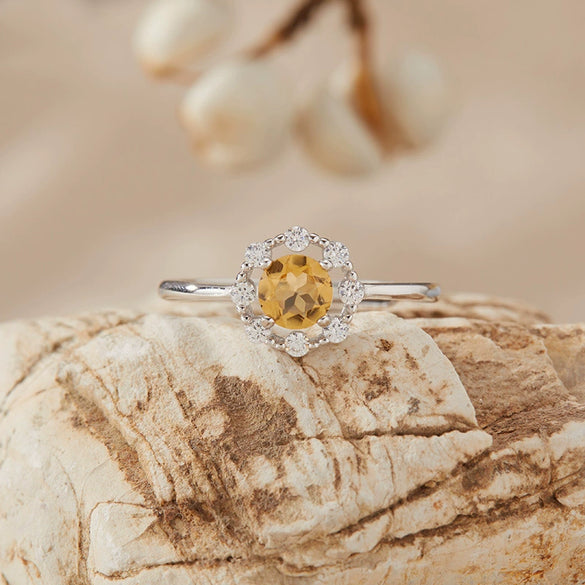 Wholesale Women's Natural Amethyst Citrine Colorful Gemstone Geometric Crystal S925 Sterling Silver Light Luxury Earring Set Jewelry