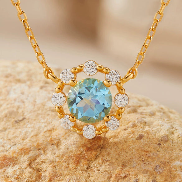 Wholesale Women's Natural Amethyst Citrine Colorful Gemstone Geometric Crystal S925 Sterling Silver Light Luxury Earring Set Jewelry