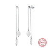 Wholesale Women's Natural Freshwater Pearl Baroque Beaded S925 Sterling Silver Earrings