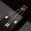 Wholesale Women's Natural Freshwater Pearl Baroque Beaded S925 Sterling Silver Earrings