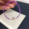 Wholesale Women's Natural Freshwater Pearl Bracelet 18K Gold Handwoven With Perfect Circle Shape