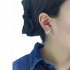 Wholesale Women's Natural Freshwater Pearl Earrings In Flat Round And Bun Round Shapes 18K Goldfilled S925 Sterling Silver