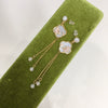 Wholesale Women's Natural Freshwater Pearl Earrings In S925 Sterling Silver With Round Shape