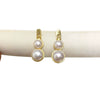 Wholesale Women's Natural Freshwater Pearl Exquisite Multibead Gourd And Oblate Shape Earrings