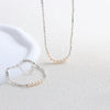 Wholesale Women's Natural Freshwater Pearl Geometric Irregular Inlaid Necklace