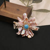 Wholesale Women's Natural Freshwater Pearl Geometric Original Design Electroplated Brooch