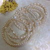 Wholesale Women's Natural Freshwater Pearl Stretch Bracelet With Elastic Cord Nearly Round Shape Simple Style