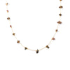 Wholesale Women's Natural Stone Stainless Steel Real Gold Plated Necklaces