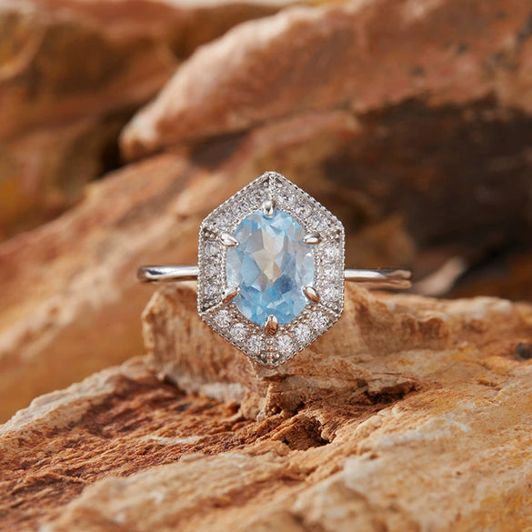 Wholesale Women's Natural Yellow Crystal Amethyst Necklace Set With S925 Sterling Silver Geometric Style