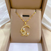Wholesale Women's Necklace Stainless Steel Copper Electroplated Geometric Pendant