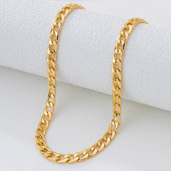 Wholesale Women's Necklace Zinc Alloy Electroplated Flowers Shape Regular Chain Sweet And Cool Style Jewelry