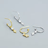 Wholesale Women's Niche Creative Earrings S925 Silver Geometric Tassel Design With Electroplating