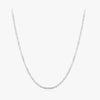 Wholesale Women's Niche Design 925 Sterling Silver Baby's Breath Star Water Wave Chain Necklace With Electroplating