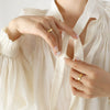 Wholesale Women's Niche Geometric Open Ring Goldplated 316L Stainless Steel Accessories